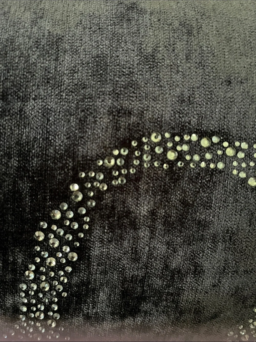 Black 'BOO!' Velvet Decorative Pillow - Designer Brand
